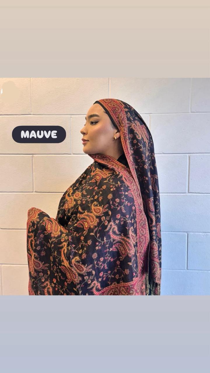 Pashmina Hijabs (mauve)