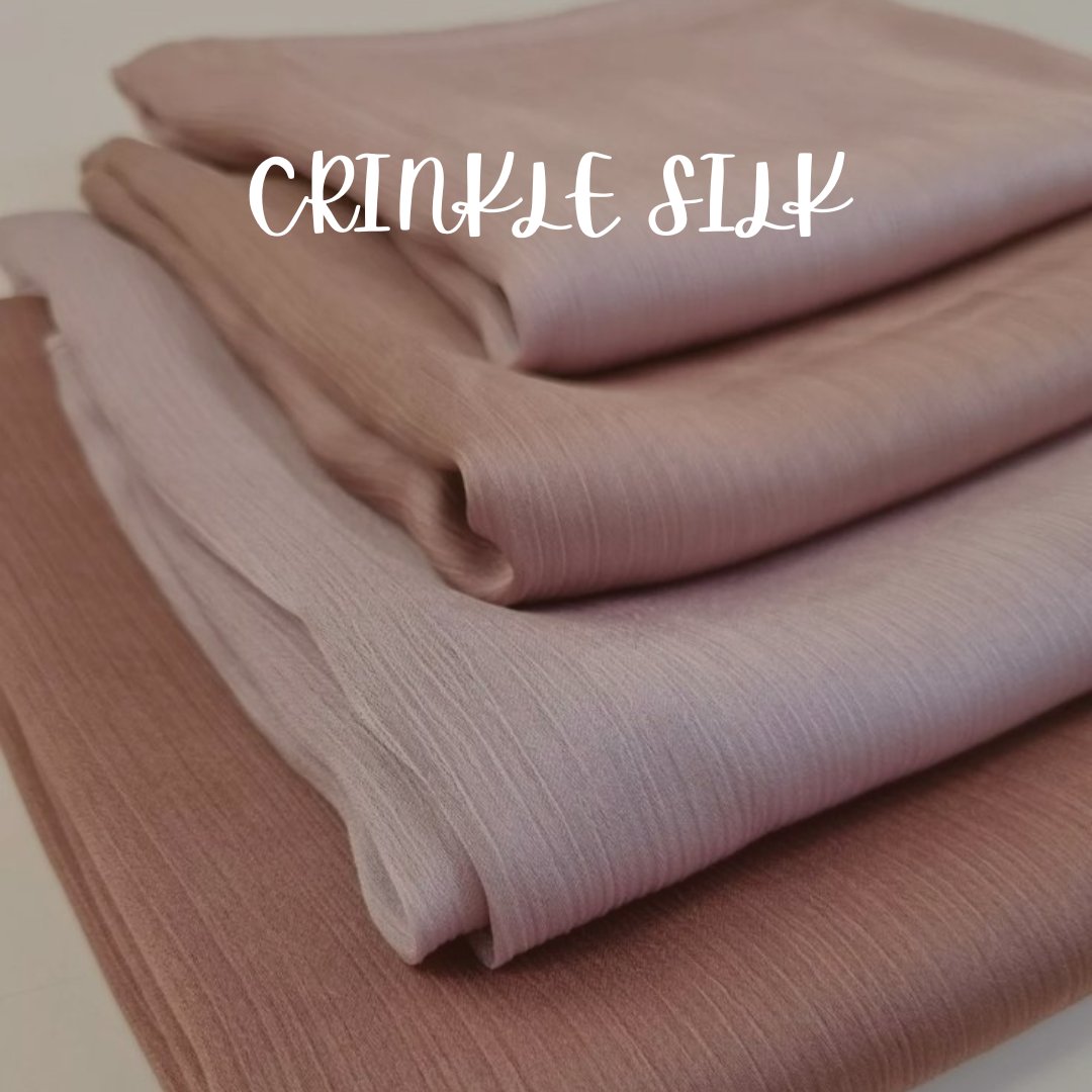 Crinkle Silk Hijab