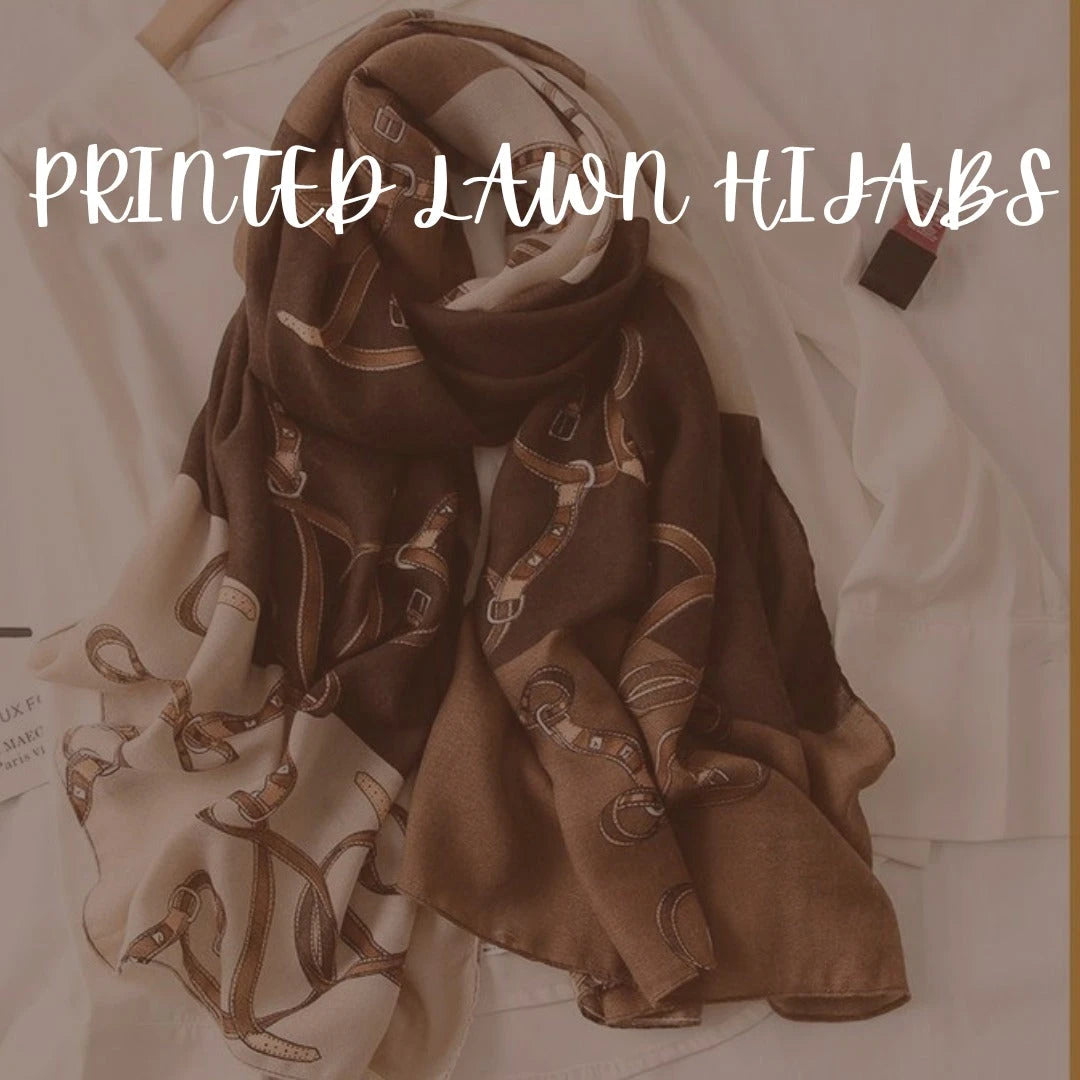 Printed Lawn HIjab