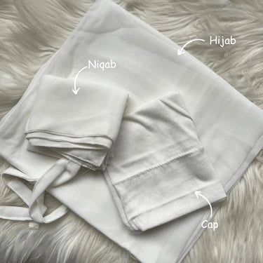 HIJAB NIQAB CAP SET