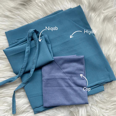 HIJAB NIQAB CAP SET