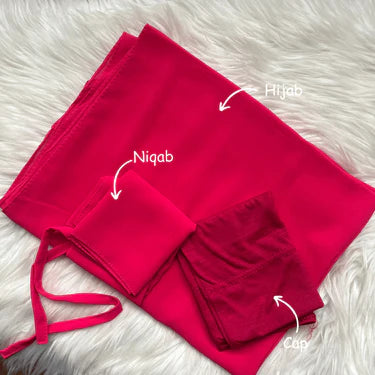 HIJAB NIQAB CAP SET