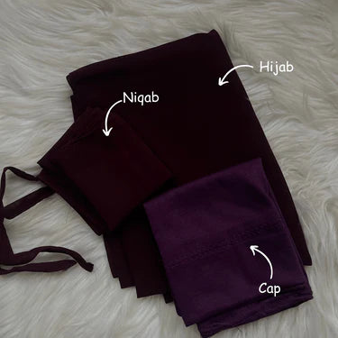 HIJAB NIQAB CAP SET