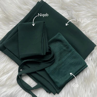 HIJAB NIQAB CAP SET