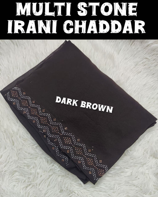 Irani Chaddar (dark Brown)